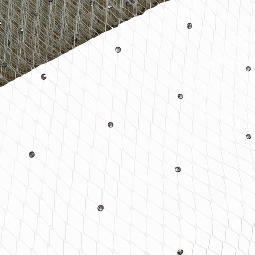 Bridal veil crystal mesh - bridal,
