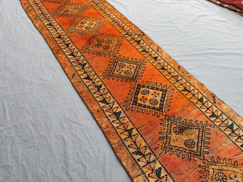 3x12 vintage afghan - 3x12, kazak