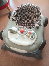 Red Kite Baby Go Round Race Baby Walker-Grey 2x Seat Adjustment New