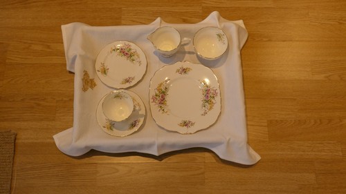 Adderley floral tea - set, 6