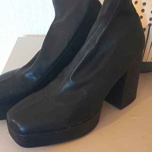 Women black ankle - black, bootie