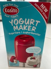 Easiyo Red And White Yogurt Maker. Boxed. Instructions, pots. Opened Never Used