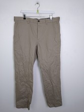 M&S Men's Trousers Size 38"/31" Heritage Sandstone Cotton Straight Chino New F2