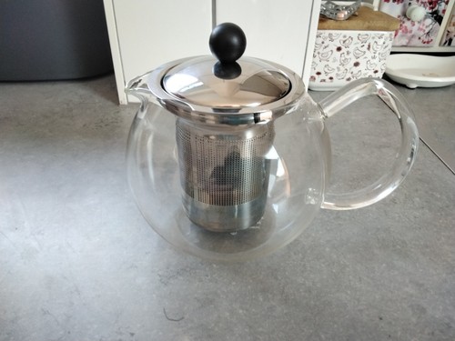 Glass bodum teapot and - ,
