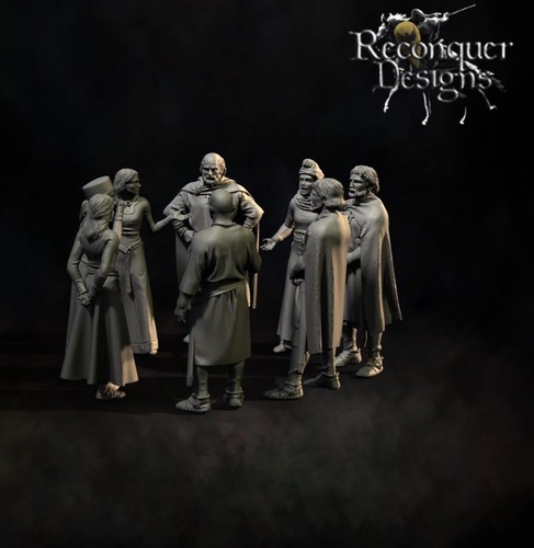 28mm 12th 13th century - 28mm, nobles