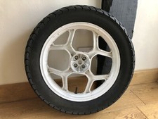 BMW K100 RS ORIGINAL 17” WHITE REAR WHEEL RIM 1983-1992 - EMPIRE CC PARTS