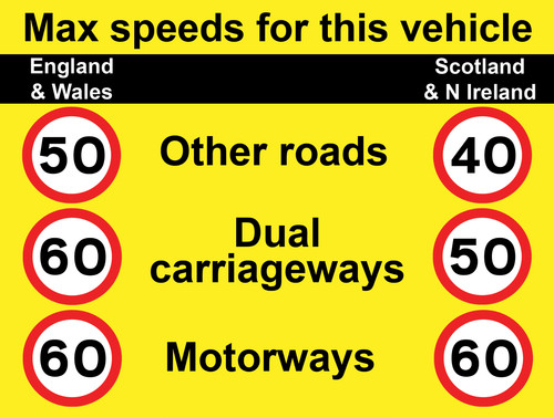 Max speed limit vehicle - limit, hgv
