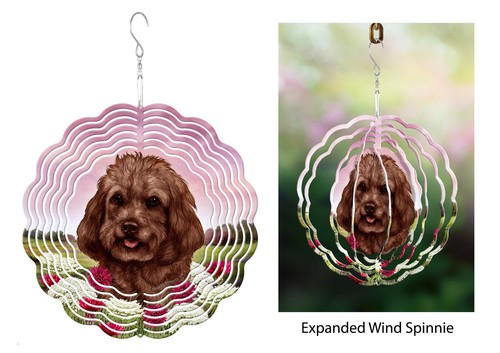 Cockapoo wind spinner - wind,