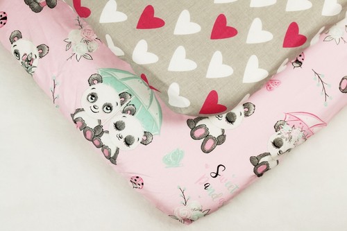 Pack fitted sheets for - 2, cot