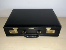 Vintage Custom Hard Shell Briefcase Attaché Case With Combination Lock