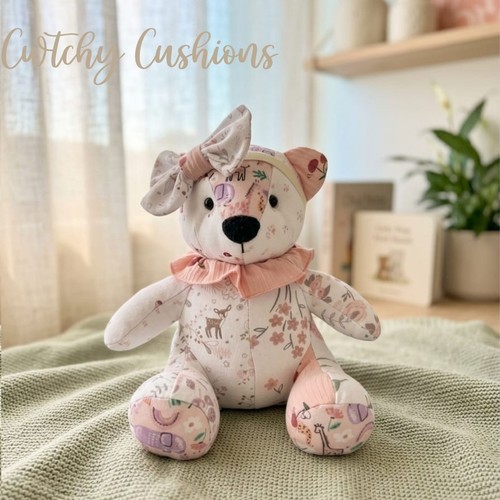 Handmade memory bear - ,, keepsake