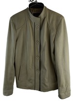 LLD Beige Leather Jacket size