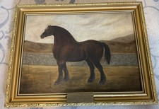Vintage Oil Painting On Board