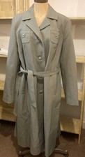 Vintage Dannimac Trench Coat Nylon Light Green