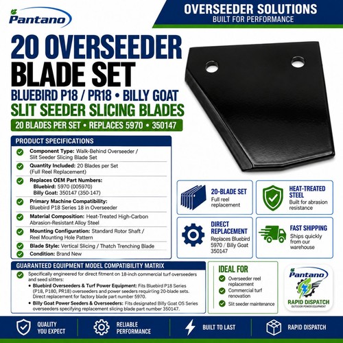 Overseeder blade set - overseeder,
