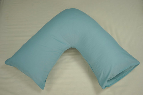 New shaped orthopedic pillow - v,