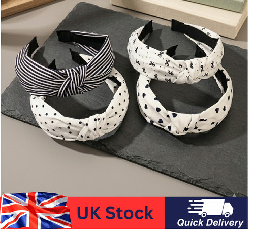 4pcs wide soft headband women - wide,