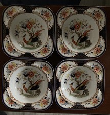 Antique/Vintage WOODS BURSLEM ENGLAND "DENBIGH"bowl  1930s Set of 4