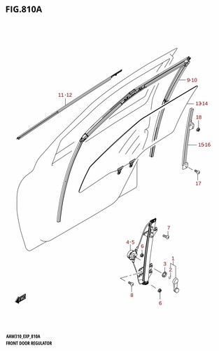 Suzuki genuine handle - suzuki, door