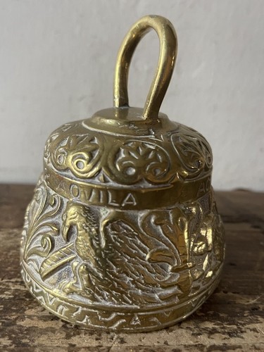 Vintage brass sanctuary bell - vintage,