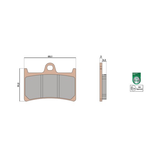 Brake pads malossi - malossi, synt