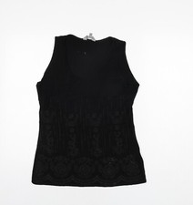 Mia Moda Womens Black Viscose