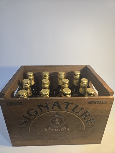 Vintage stroh signature - signature, beer
