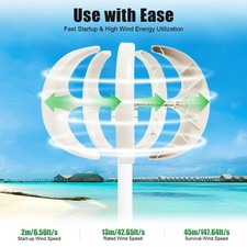 600W D.C 12V 5-Blade Lantern