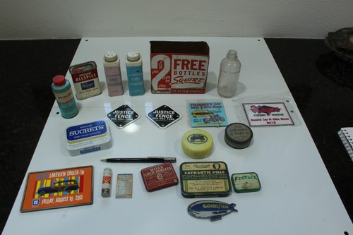 Vintage old advertising - old,
