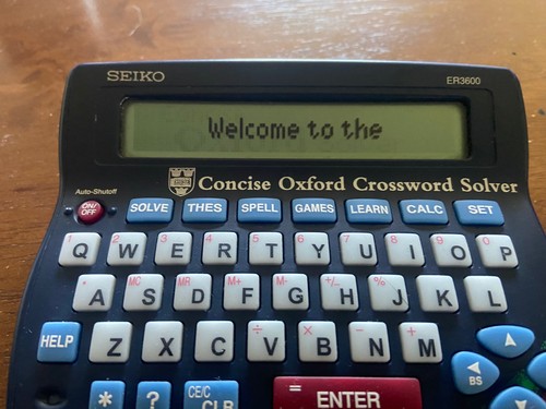 Seiko concise oxford crossword - seiko,
