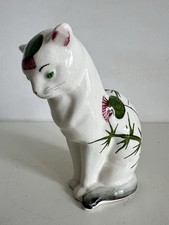Vintage Wemyss Plichta Cat Thistle Flower Pattern