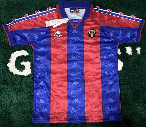 1996 barcelona home - fc,