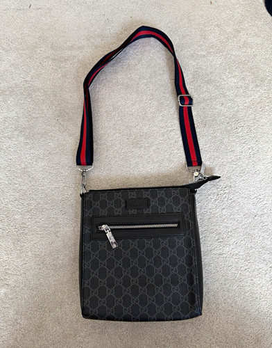 Gucci canvas crossbody bag - gucci,