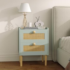 Bedside Cabinet Bedroom Table Drawers Sideboard Storage Unit Freestanding