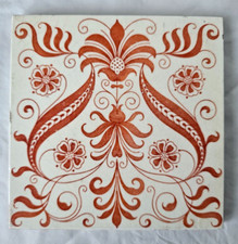 MINTON 6 INCH ANTIQUE TILE GOTHIC AESTHETIC VICTORIAN DESIGN