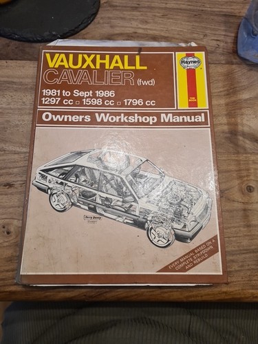 Haynes vauxhall cavalier 1981 - cavalier,