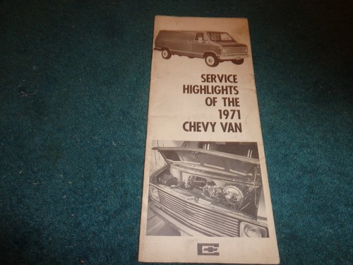 1971 chevrolet chevy van - 1971,
