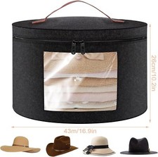 Round Hat Storage Box Large