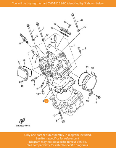 Yamaha gasket cylinder - yamaha, head