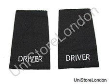 Epaulet Driver Epaulette Sliders Plain Black Cloth  DRIVER  R1349