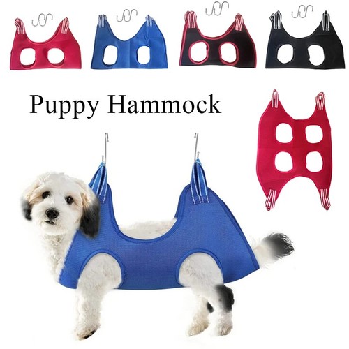 Dog grooming hammocks - dog, helper