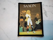 SAXON  PATCH Original 80er Vintage Aufnäher 11x8cm Heavy Metal 