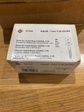 CEDRAL COLOUR CODED C05 FIXING SCREWS (100)