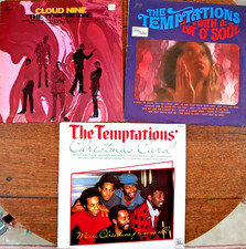 Collection of 3 Temptations Vinyl LPs
