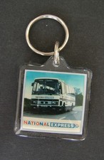 VINTAGE 1980s NATIONAL EXPRESS & RAPIDE COACH KEY RING Key ring with photos