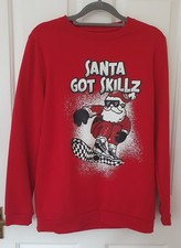 Santa Got Skillz Christmas Jumper Boys Age 13-14 Years