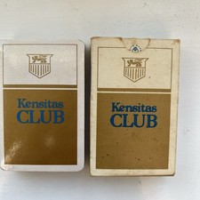 1x pack cards Kensitas Club Cigarettes brand new still sealed vintage