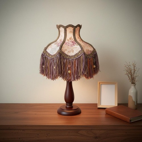 Violet floral tassel - violet,