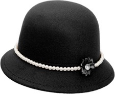 Vintage cloche hat - vintage,