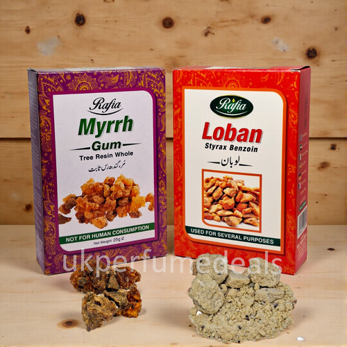 Rafia myrrh gum tree - rafia, resin